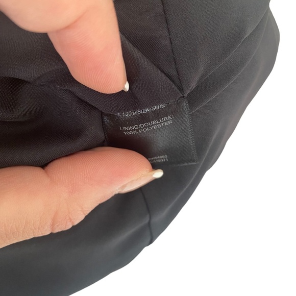 $345 Robert Rodriguez Roses floral Print Silk Dress- Tunic 6 Drape One Shoulder - Picture 13 of 13